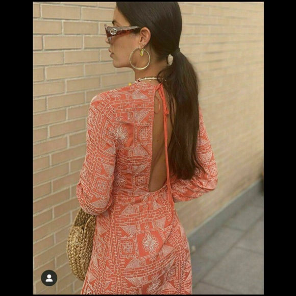 ZARA Long Embroidered Dress S,M - Picture 16 of 16